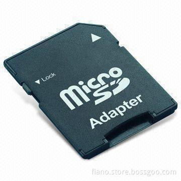 Memory Card Adapter with 250V AC Maximum Operating Voltage and Thermal Plastic